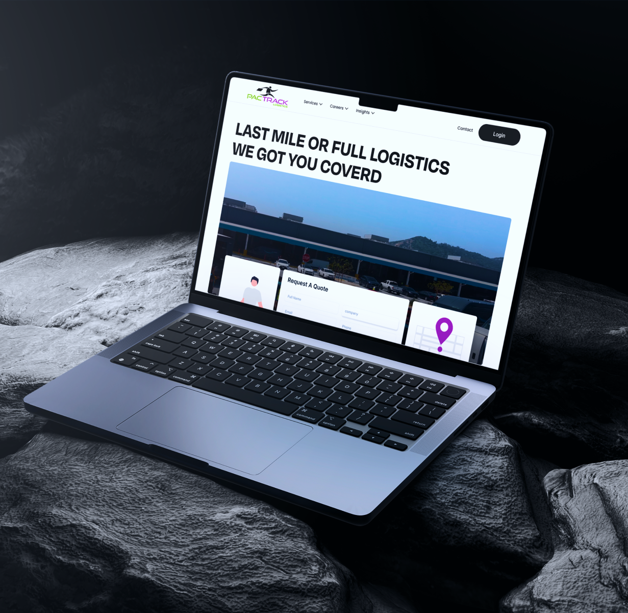 Pac Track Logistics Website Design